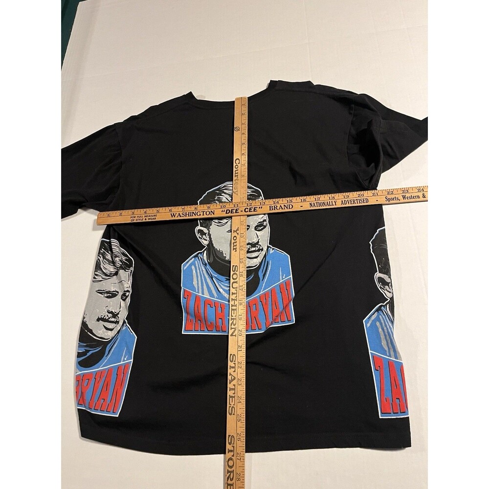 Zach Bryan Double Sided Country Music Concert Tour Album T-Shirt Tee XL Black - Picture 8 of 8